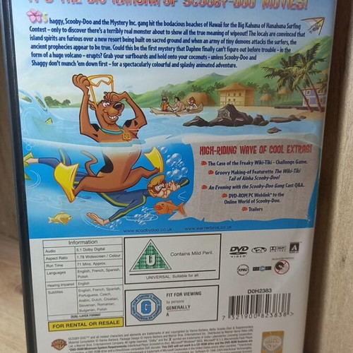 Aloha Scooby-Doo! Original Movie DVD with English Subtitles