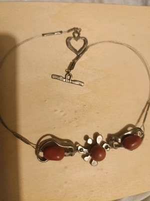 Handmade jewelry like new made of metal