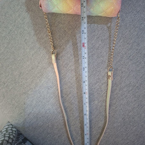 Children's bag with glitter rainbow colors H&M like new