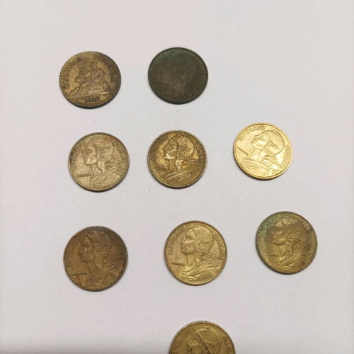 LOT 55 COINS FRANCE