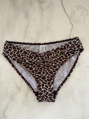 Bodikque από Hunkemöller μαγιό μπικίνι με σχέδιο καμηλοπάρδαλη σαν καινούργιο, καφέ και χρυσαφί