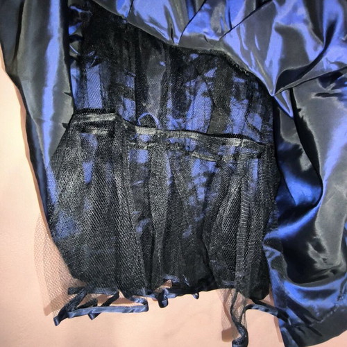 Vintage strapless dress Tzivani Athens velvet and taffeta like new