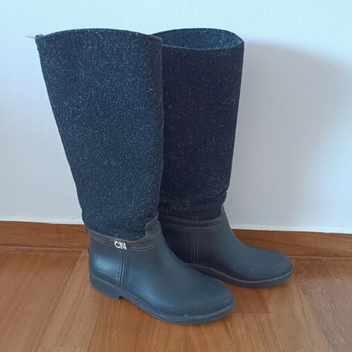 Cafe Noir boots galoshes used, size 38, black