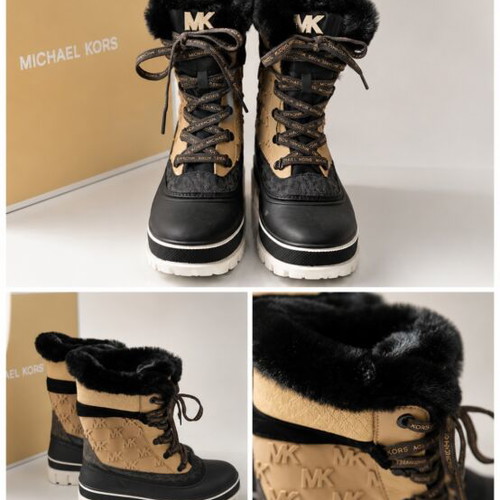 Michael Kors snow boots new, black and beige, size 41