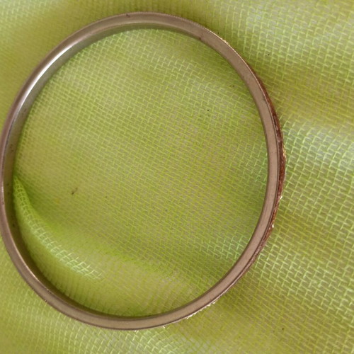 Gray and gold bracelet