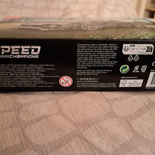 Lego Pagani Utopia 76915 Speed Champions new sealed