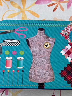 Imaginarium Couture Design Sewing Kit and Peg Doll Craft Kit used