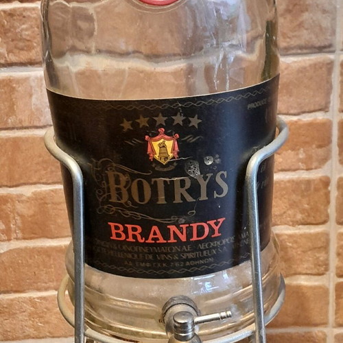 Botrys brandy bottle used with tap