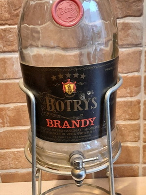 Botrys brandy bottle used with tap