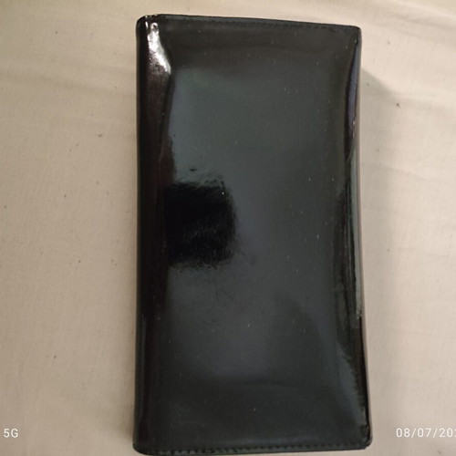 Chanel long patent leather wallet vintage condition with dust bag