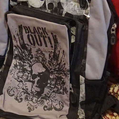 School bag used with 2 bottle holders