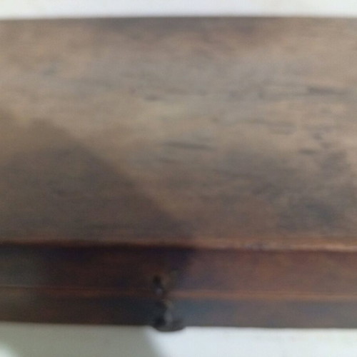 Backgammon very old wooden used