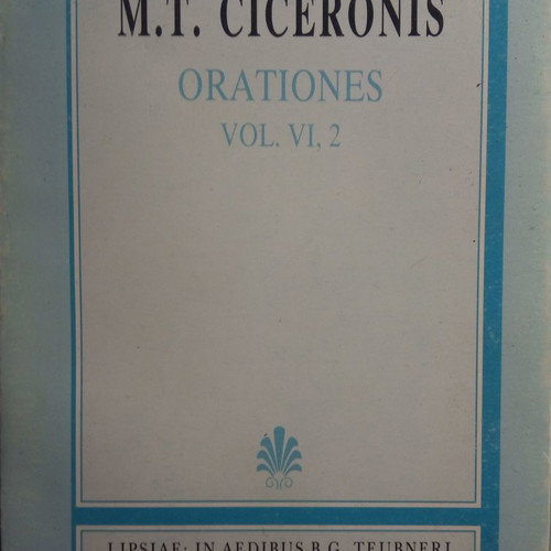 M. T. Ciceronis Orationes Vol. 6, 2 used