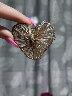 Decorative heart new for decoration or necklace
