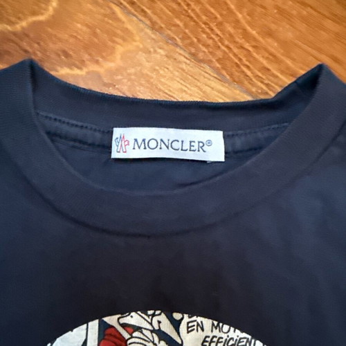 Moncler short-sleeve t-shirt for 4 years old like new, blue