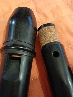 Alto flute Moeck Rottenburgh model like new, grenadilla wood