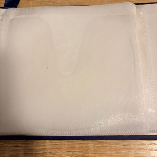 Blue CD & DVD Storage Binder