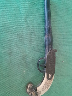 Replica Russian 18th century pistol used, collectible