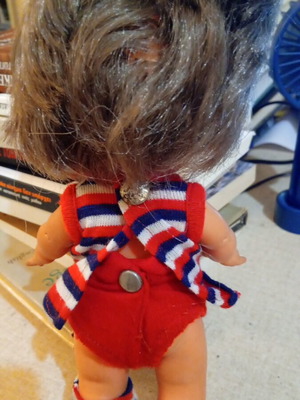 El Greco doll used, missing one sock