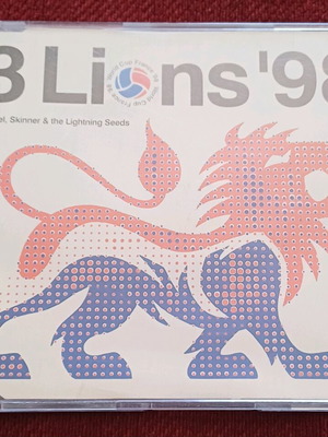 3 Lion's '98 CD single σαν καινούργιο, It's Coming Home, England Football