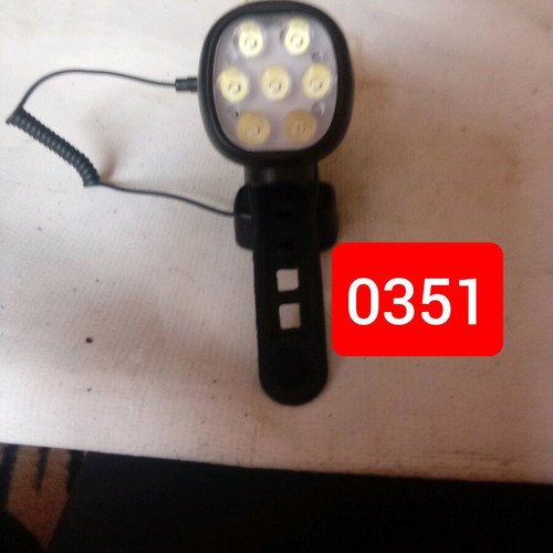 Bicycle headlight 7 LED new with USB horn and 6 modes