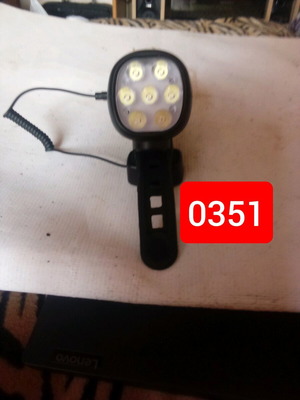 Bicycle headlight 7 LED new with USB horn and 6 modes