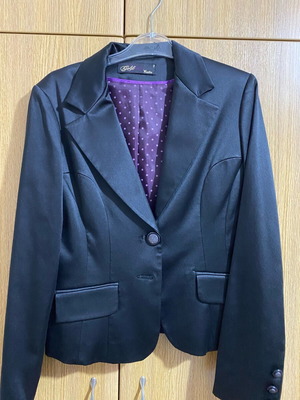 Ysatis black jacket like new, size L