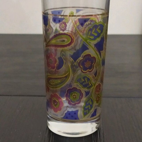 Collectible glass used like new, height 14 cm