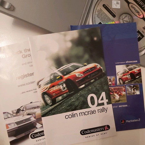 Colin McRae Rally 04 PS2 Platinum Edition μεταχειρισμένο, πλήρες