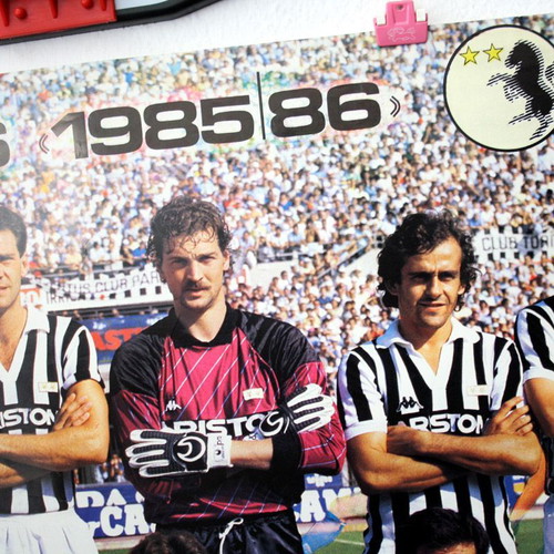 Juventus Platini poster 1985 1986 new, 68x99cm, Italy