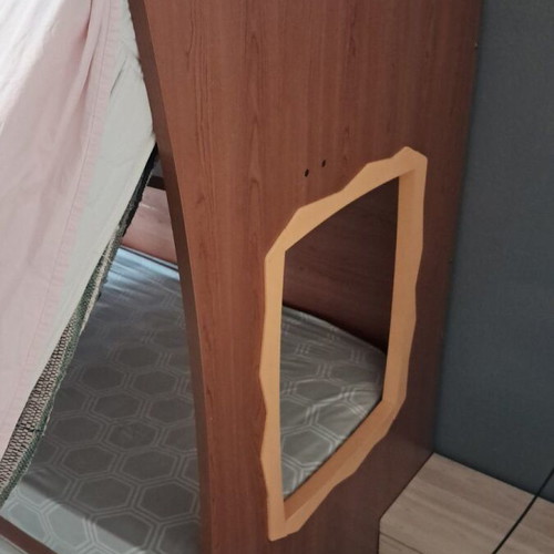 Children's bunk bed like new with storage and extra bed mechanism