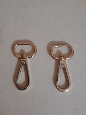 Carabiner set like new, pink gold, 2 pieces for Verde bags