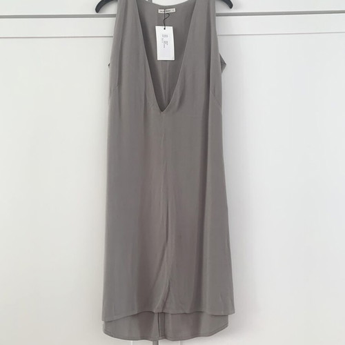 Dress The Line Project gray size S new with deep V neckline