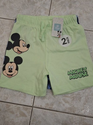 Σετ σορτς Mickey Mouse για 18-24 μηνών, 2 τεμαχίων καινούργια