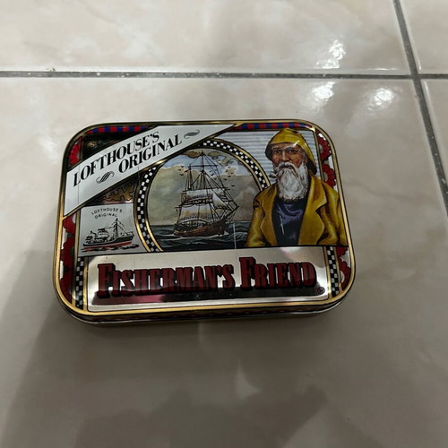 Fisherman’s Friend collectible metal tins used, pack of 3