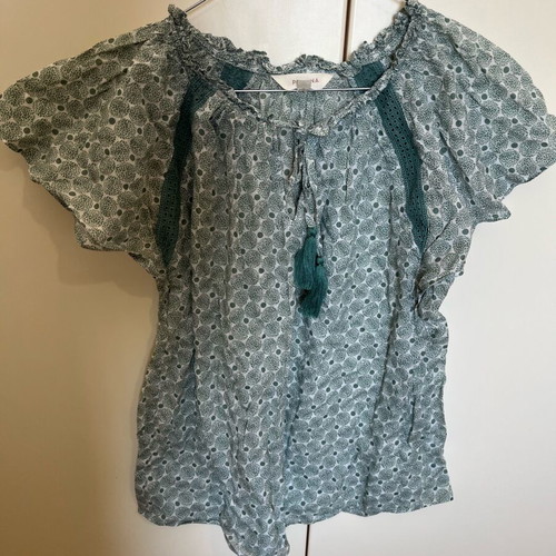 Per Una blouse size 10/M green like new