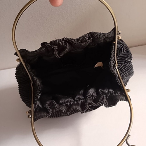 Mick Gwen evening handbag used, black
