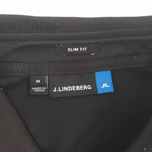 J Lindeberg men's golf polo shirt size M slim fit like new