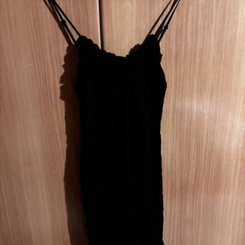 Black strap dress H&M like new, fitted, size S