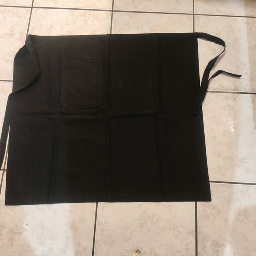 Cooking aprons used, set of 2, black