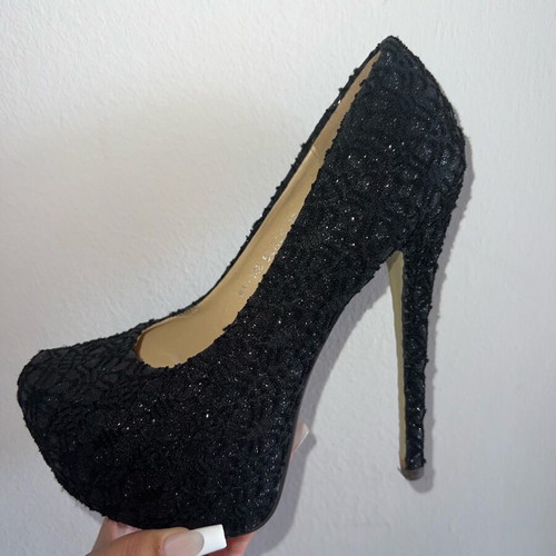 High black pumps size 37