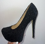 High black pumps size 37
