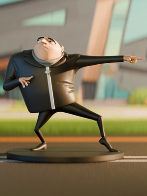 Despicable Me Gru Figurine 15 cm new