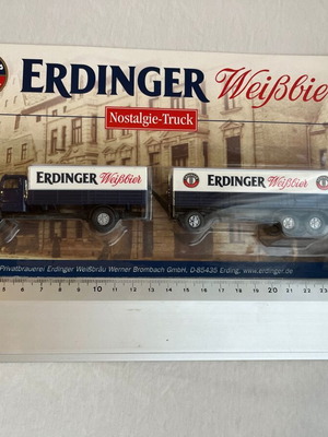 Рекламен камион за бира ERDINGER WEISSBIER винтидж, нов