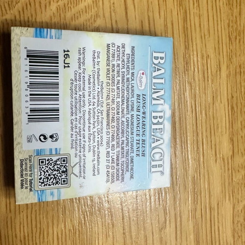 Balm Beachy Long Wear Blush like new, warm and sunny