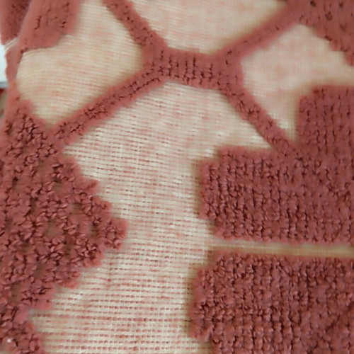 Handwoven Kouskousis rug new, 200x175 cm, burgundy