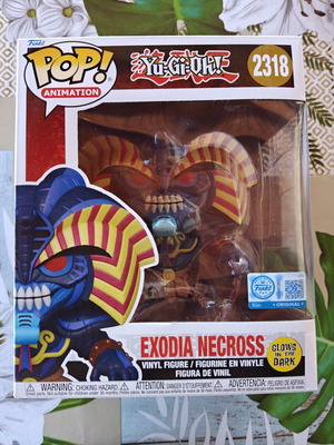 Funko Pop Yu Gi Oh Exodia Necross new, glows in the dark