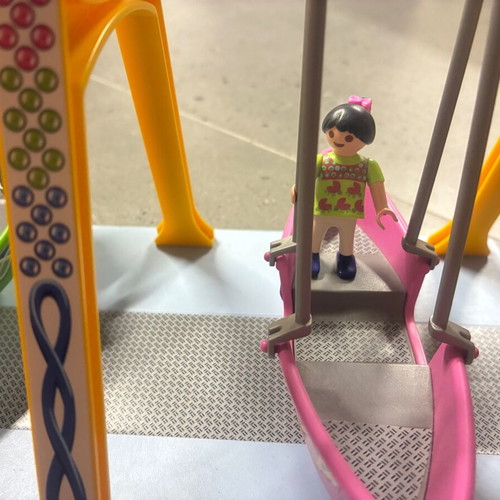 Playmobil swings with children used