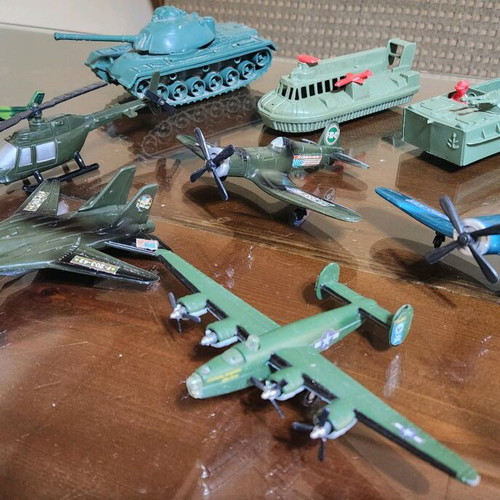 Vintage military toys used, large lot 80s 90s