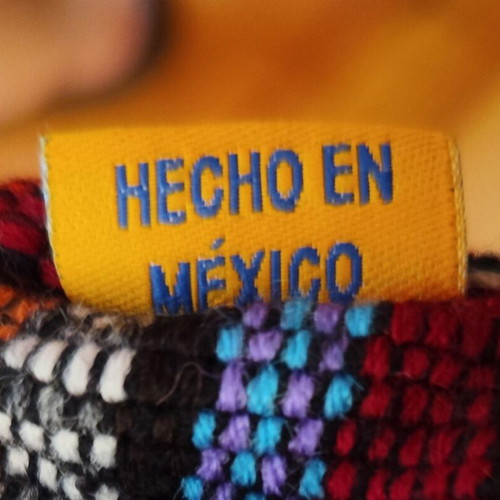 Handmade small woven Mexican handbag
